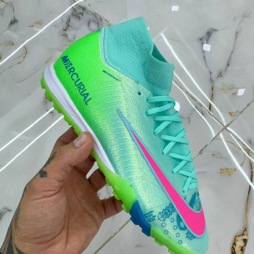 NIKE MERCURIAL SINTETICA 41 VERDE / FUCSIA