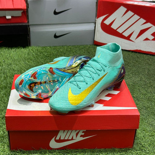 NIKE MERCURIAL GUAYO 42 DORADO / VERDE